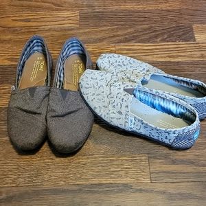Snow Leopard and Herringbone Toms